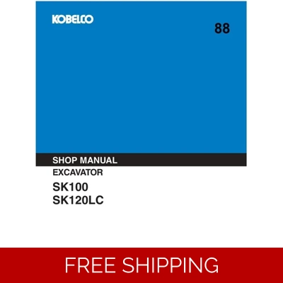KOBELCO SK100, SK120LC EXCAVATOR SERVICE REPAIR MANUAL KOBELCO SK100, SK120LC EXCAVATOR SERVICE REPAIR MANUAL